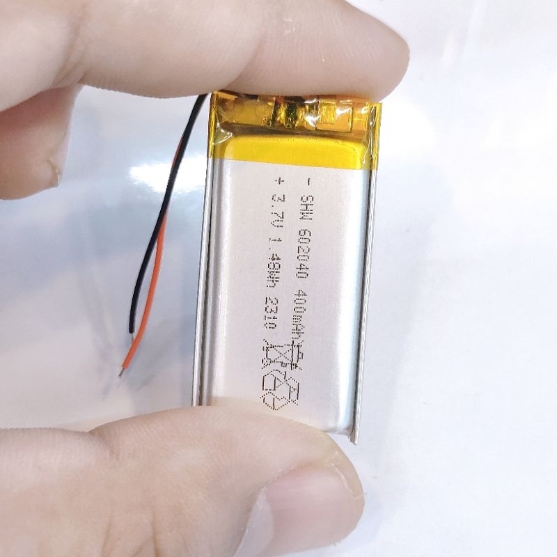 3.7v 400mah  602040 Li-Po li ionแบตเตอรี่ สำหรับMp3 MP4  กล้องติดรถยนต์