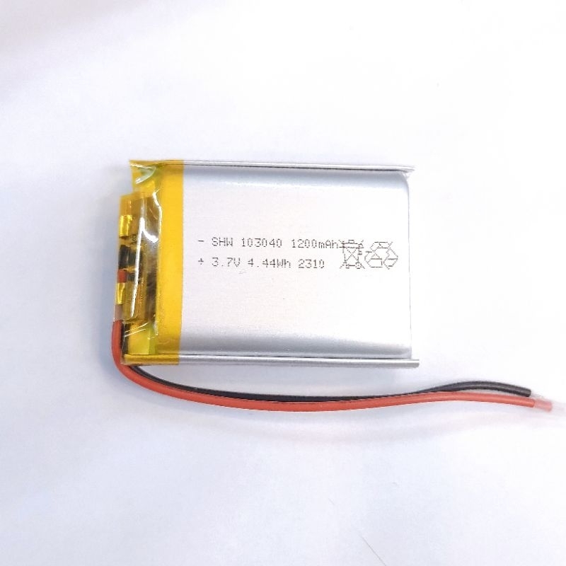 3.7v 1200mah  103040 Li-Po li ionแบตเตอรี่ สำหรับMp3 MP4  กล้องติดรถยนต์