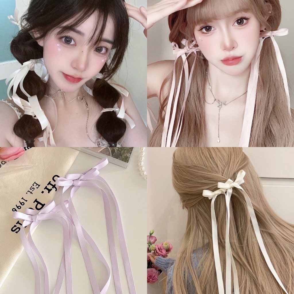 มาใหม่สวยเก๋ คุณภาพดีราคาถูก กิ๊บติดผมริบบิ้น ประดับโบว์ ถักเปีย สวยงาม เพื่อความสวยงาม พร้อมส่งในไทย