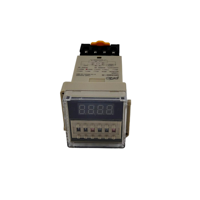 DH48S-S DIGITAL TWIN TIMER ทวินไทม์เมอร์แบบดิจิตอลพร้อมซ้อกเก็ต ช่วงเวลา:0.1S-99H/0.1S-99H DC12V AC/