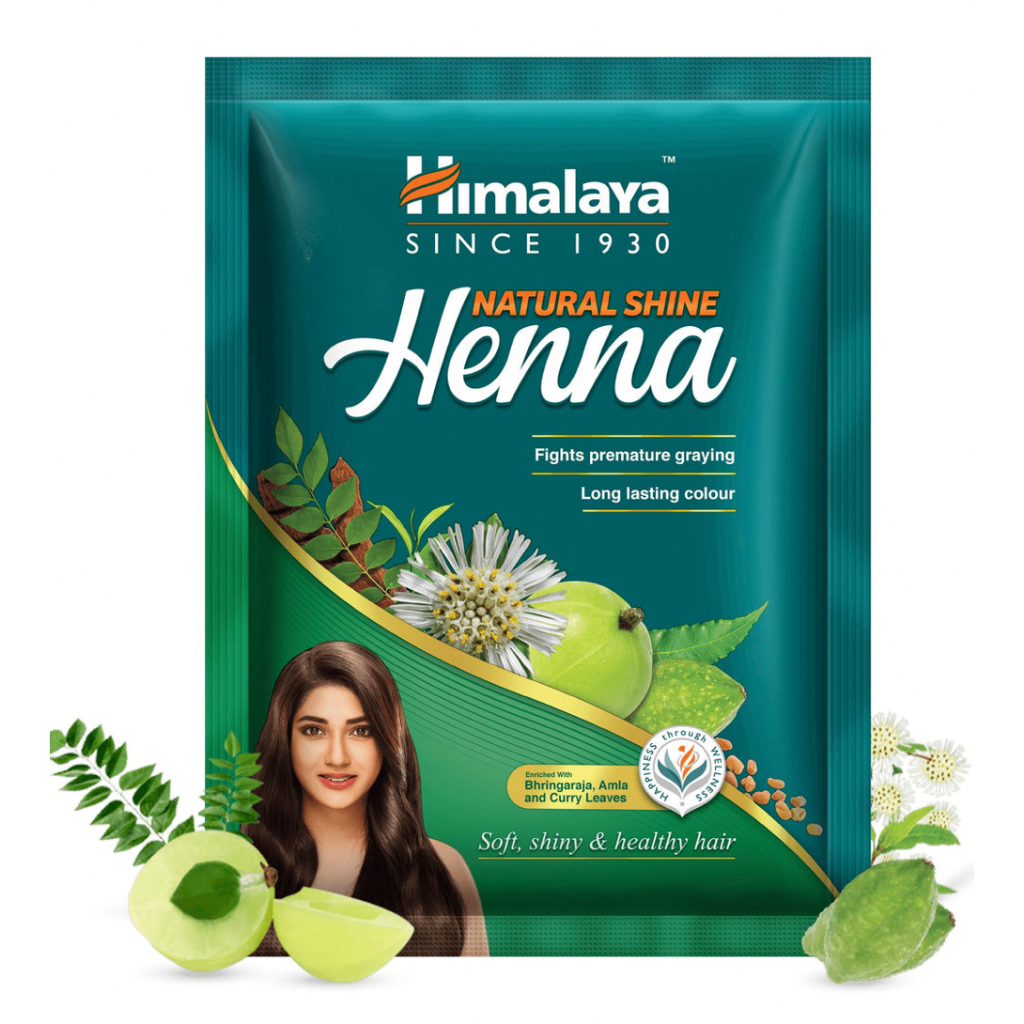 Himalaya Natural Shine Henna หิมาลายา  เฮนน่าย้อมผมธรรมชาติ 120 g
