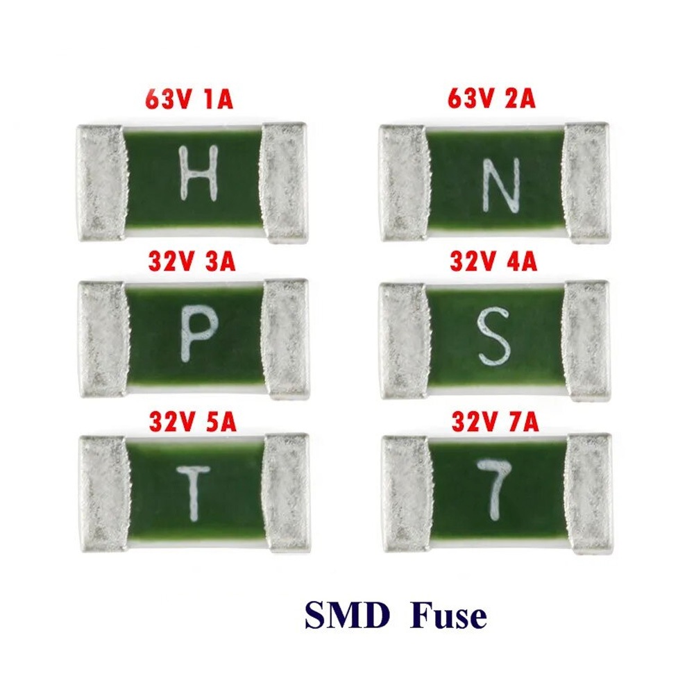 (5 ตัว) ฟิวส์ A One Time Positive Disconnect SMD Fuse 1206 1A 2A 3A 4A 5A 7A 8A 10A 15A 20A 30A Fast Acting