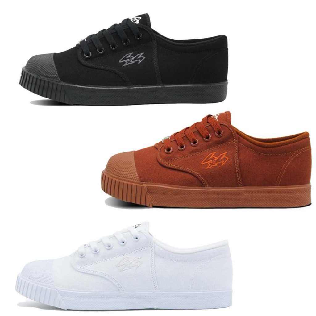 Breaker 4X4 รองเท้าผ้าใบเบรกเกอร์พื้นเขียว มี 3 สี ดำ น้ำตาล ขาว