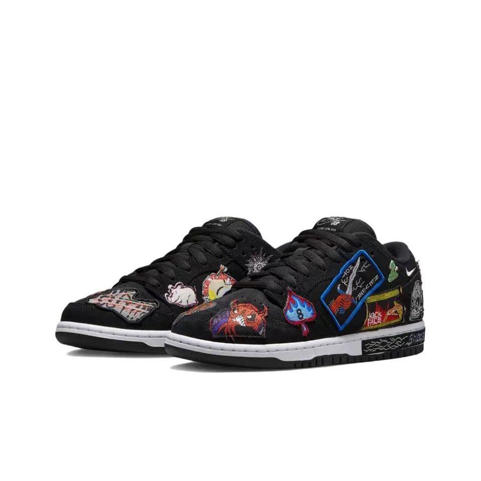 (ส่งฟรี) Neckface x Nike SB Dunk Low"Halloween" รองเท้าวิ่ง รองเท้า nike DQ4488-001