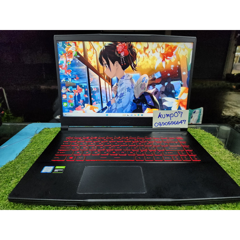 ขาย Notebook MSI GF63 Thin จอ 15 นิ้ว Full HD Core i7 RAM 16 SSD 512 มีการ์ดจอ มือ2 สภาพสวย 11900 บา