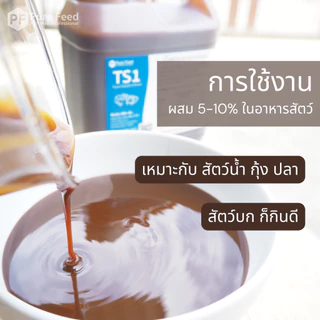 น้ำสกัดปลาทูน่าสกัดเข้มข้น Tuna Soluble Extract น้ำนึ่งปลาทูน่าเพียว ๆ ผสมอาหารกุ้งปลา หอมปลา เร่งโต [ถัง 1 กก. TS1]