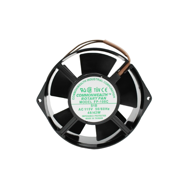 FP-108C S1BW พัดลมระบายความร้อน 6″ ทรงตาแมว (162*150*55mm.) 110V, 220V, 380V Axial Fan COMMONWEALTH