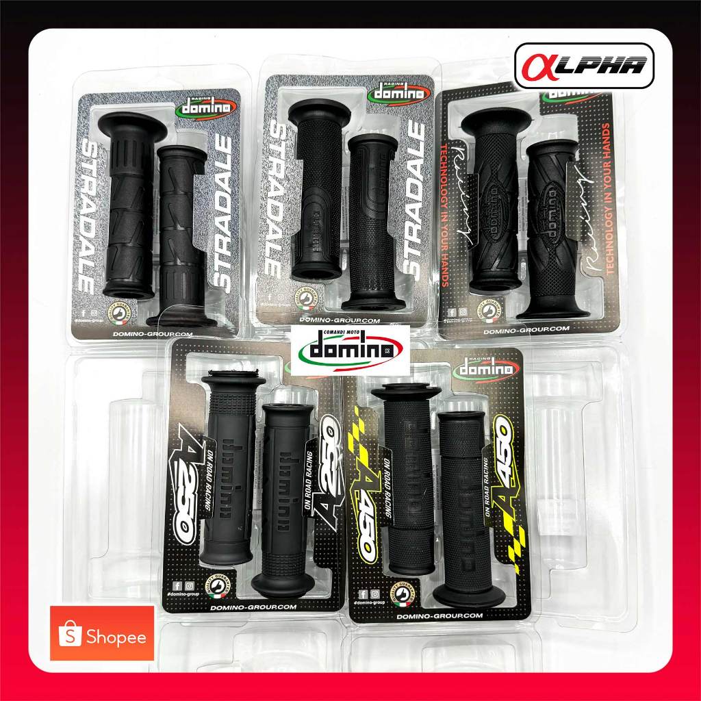 Domino ปลอกแฮนด์โทนดำหลายแบบ(แท้100%)
