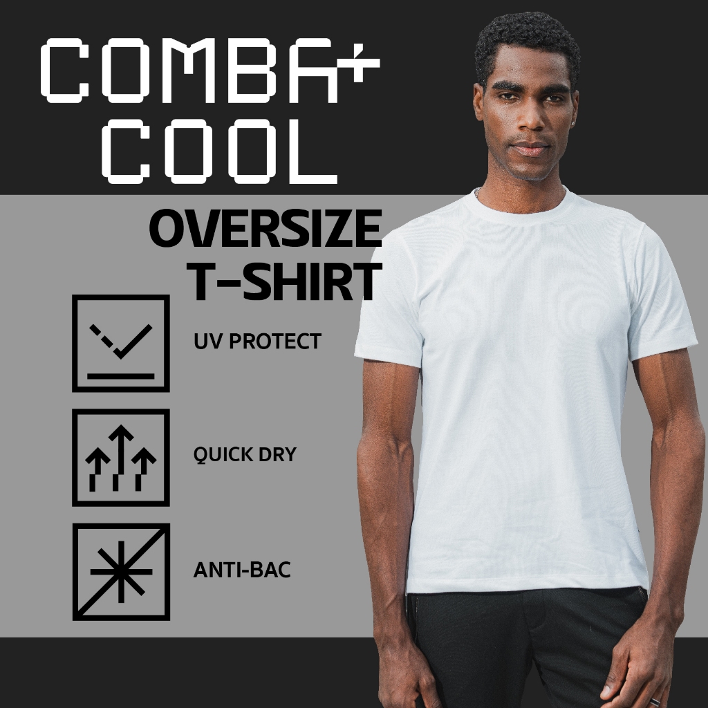 WARRIX เสื้อยืดคอกลมแขนสั้น OVERSIZE T-SHIRT (WA-233TSACL02)