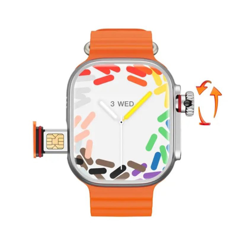 CD99,S9 4g smartwatch ใส่ซิม เชื่อม wifi, hotspot หน้าจอ Super Amoled 49mm. กล้องหมุนได้ 180° ความจุ