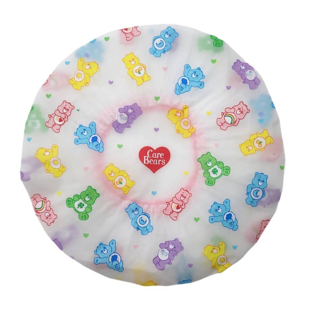 หมวกคลุมผมอาบน้ำยางพารา ลายการ์ตูนน่ารัก ลายหมีแคร์แบร์ Care bear มีให้เลือก 4 ลาย