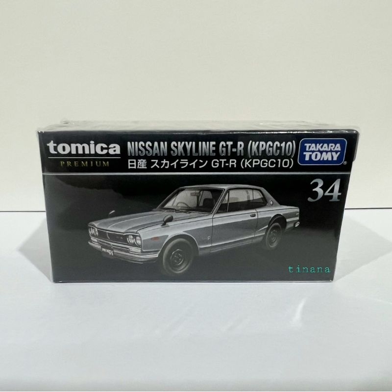 รถเหล็ก Tomica Premium รุ่น Nissan Skyline GT-R (KPGC10) No.34