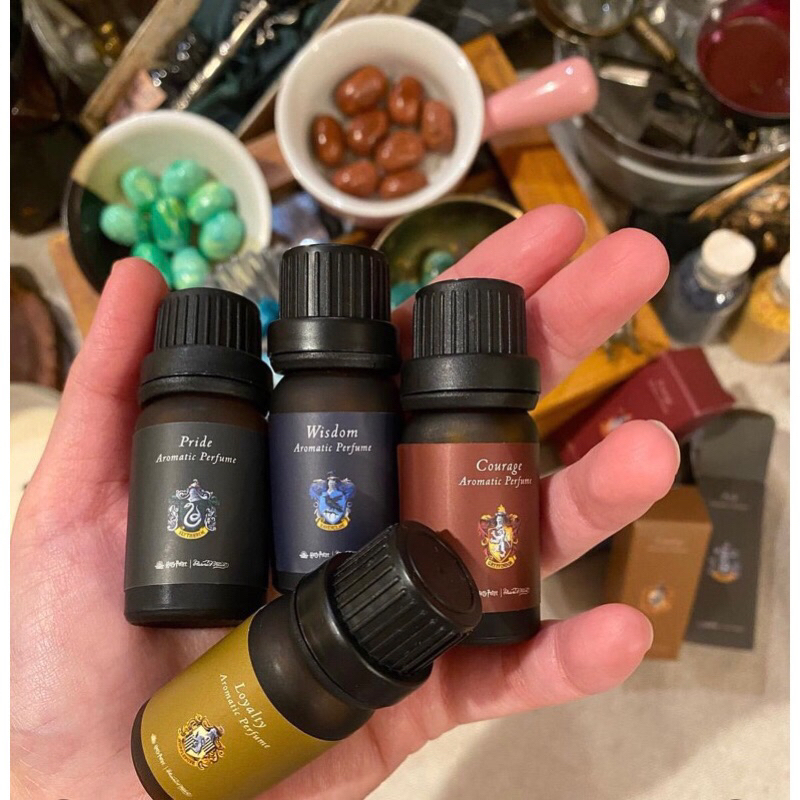 Auroraspotion Aroma Stone Set - Harry Potter Refill เซตคู่หิน และน้ำหอม 1 กลิ่น Hogwarts Houses Arom