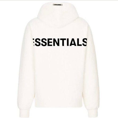 ESSENTIALS 3M LOGO PULLOVER HOODIE (WHITE)