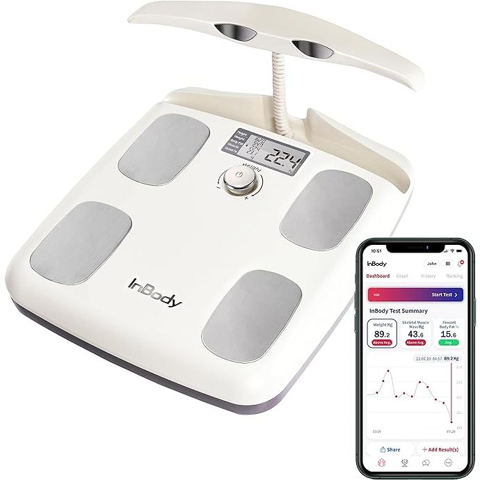 (ของใหม่) ของแท้ Inbody Dial เครื่องชั่งน้ำหนักวิเคราะห์องค์ประกอบร่างกาย สีขาว Model H20N เครื่องชั