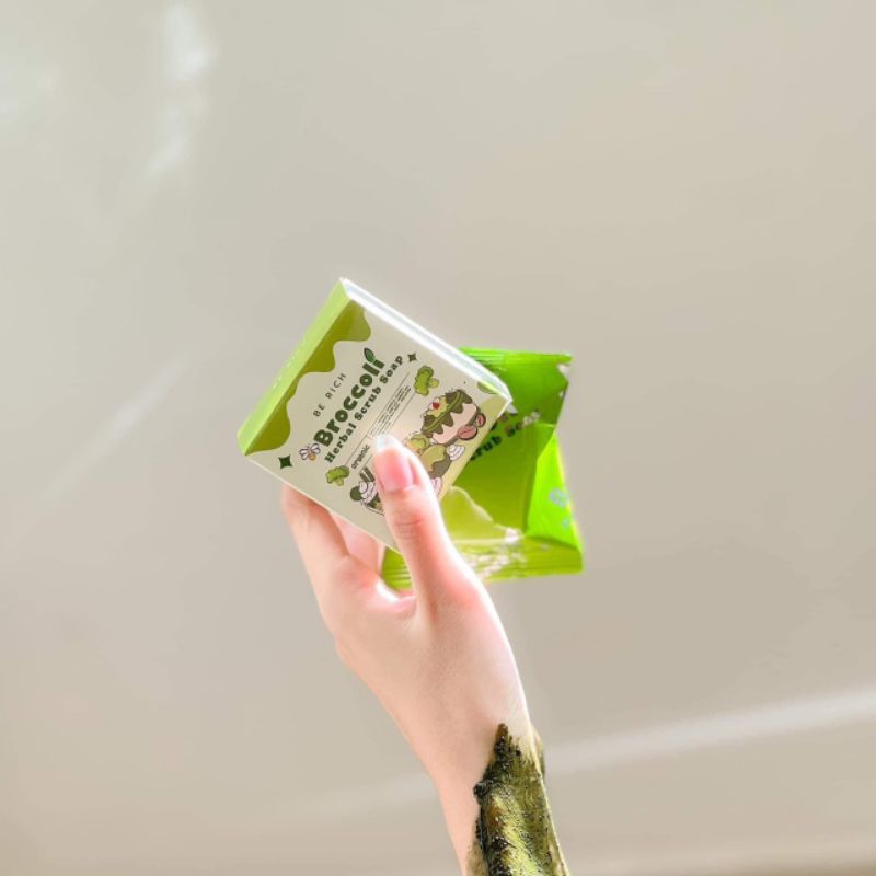 ถูกที่สุด✨สครับบร็อคโคลี่ 💚 สครับบล็อคโคลี่ Berich ของแท้100% สครับกาแฟ สครับผิวขาว สบู่สครับ คนท้องใช้ได้
