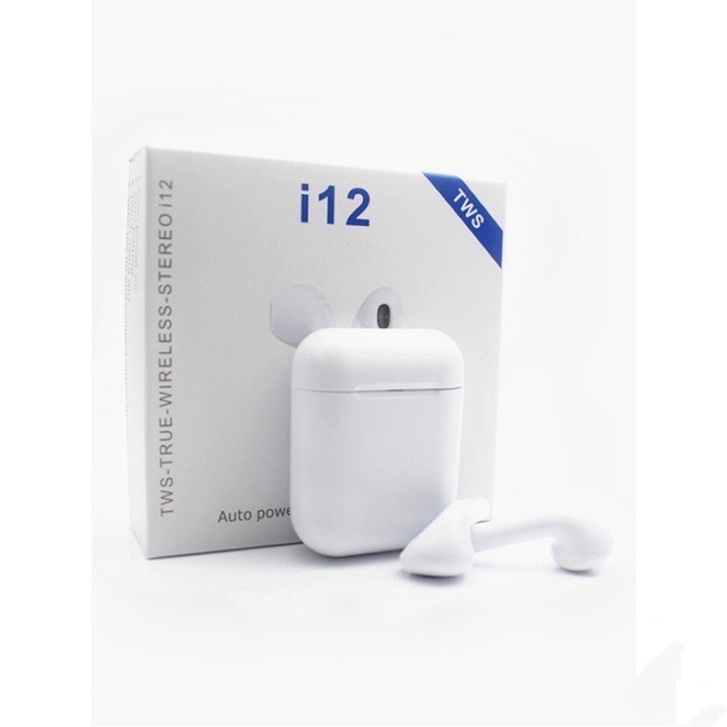 หูฟัง i12 TWS NEWรุ่นใหม่ล่าสุด ของแท้ i12 TWS การควบคุมแบบสัมผัส air mini ไร้สายบลูทู ธ 5.0