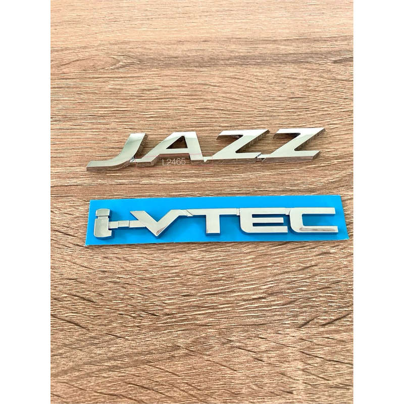 โลโก้ JAZZ i-VTEC ติดท้ายHonda ราคาต่อชิ้น สีเงิน