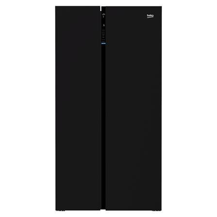 (โค๊ดส่วนลด1พัน)ตู้เย็น SIDE BY SIDE BEKO GNE640E50VZGB 19.8 คิว กระจกดำ อินเวอร์เตอร์