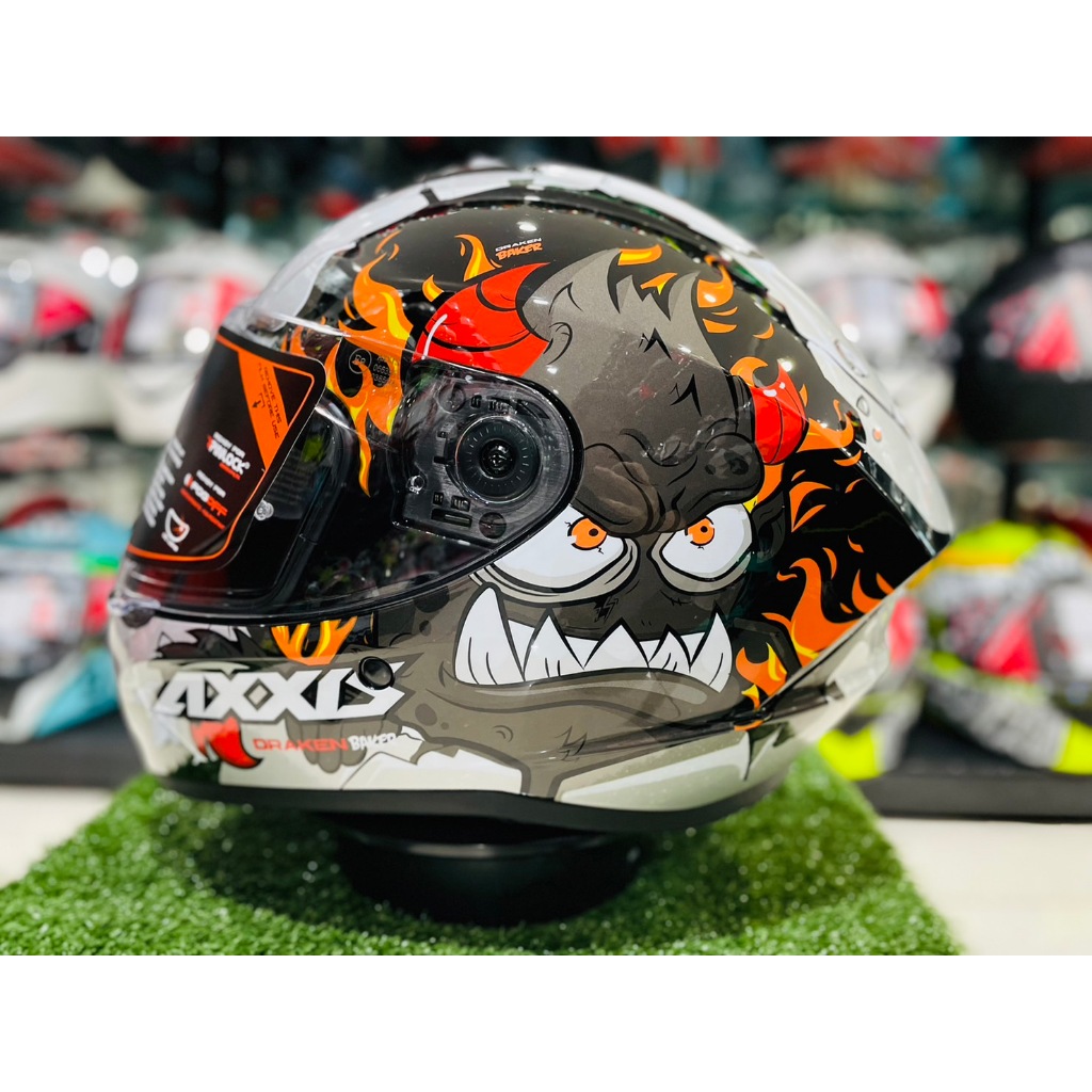 AXXIS HELMETS DRAKEN S - BAKER A1 GLOSS BLACK