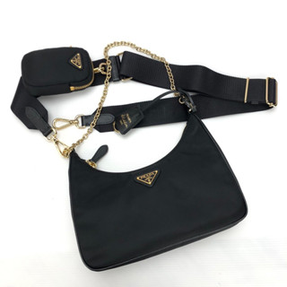 ⭐️🆕New! Prada Re-Edition 2005 Nylon bag รุ่นใหม่อะไหล่ทอง* (…