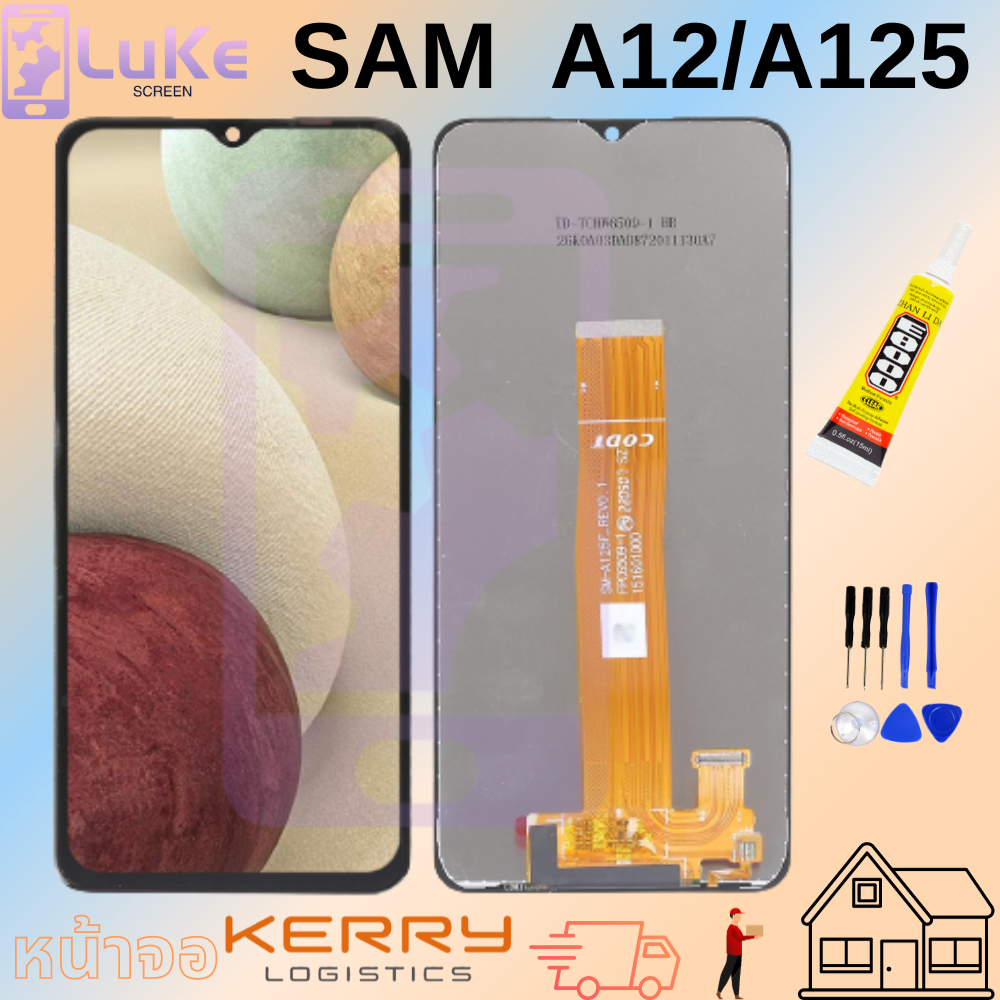 Luke หน้าจอ LCD For SAMSUNG m127 A12 SM-A12F SM-A12F/DSN (จอแสดงผลพร้อมทัชสกรีน)