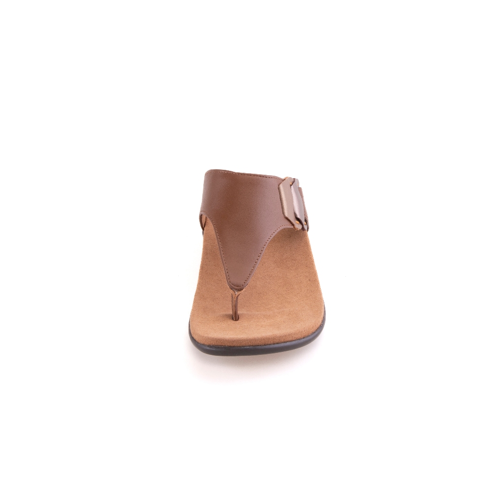 Dortmuend F-Series JF127 008-049 Tan-Lead "Flats & Comfort" รองเท้าส้นเตี้ยเพื่อสุขภาพ