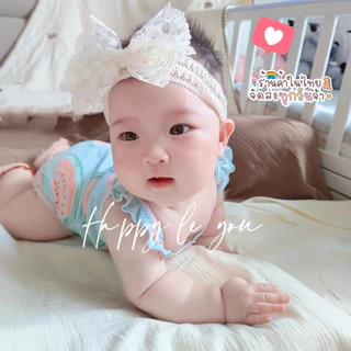 โบว์คาดผมเด็กอ่อน(lace headband)🇹🇭สินค้าพร้อมส่ง🇹🇭