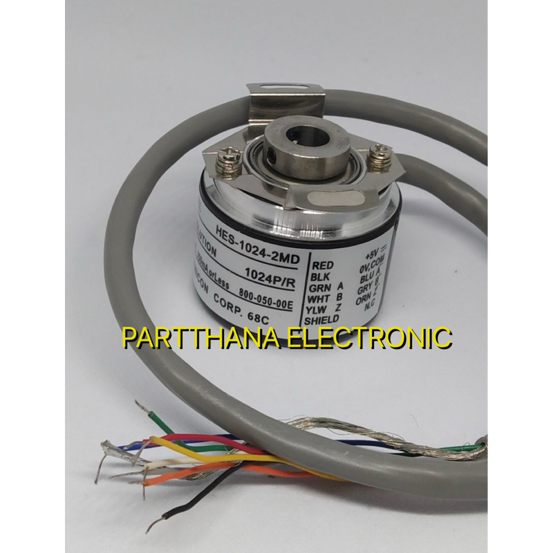 HES-1024-2MD Encoder 1024P/R  รู8MM 5VDC พร้อมส่งในไทย🇹🇭