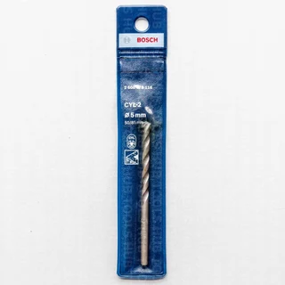 ดอกสว่าน​เจาะปูนก้านกลม BOSCHรุ่นCYL-2 ขนาด 3-6.5 mm. ดอกสว่านเจาะปูน (ของแท้)