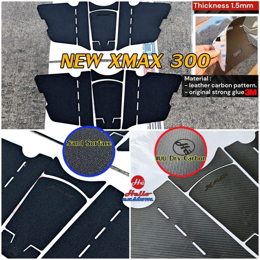 สติ๊กเกอร์กันลื่น Xmax300 2023 กันรอยถังน้ำมัน 3D แบบหนา Xmax 300 2023