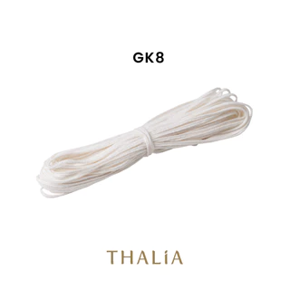 ไส้เทียนฝ้ายขาวแบบไม่เคลือบ Cotton Wick รุ่นGK,O (10 เมตร)