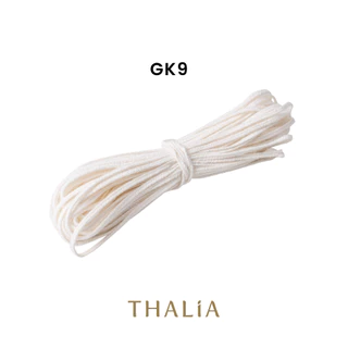 ไส้เทียนฝ้ายขาวแบบไม่เคลือบ Cotton Wick รุ่นGK,O (10 เมตร)