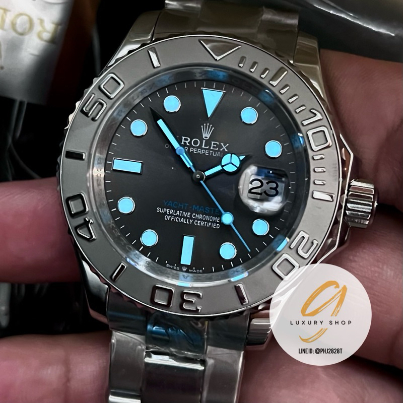 CC R7 1:1 จบจริง‼️ ✅นาฬิกาRL YACHT-MASTER 40mm เครื่องautomatic สแตนเลสแท้ทั้งหมด *สินค้าตรงตามรูป✅