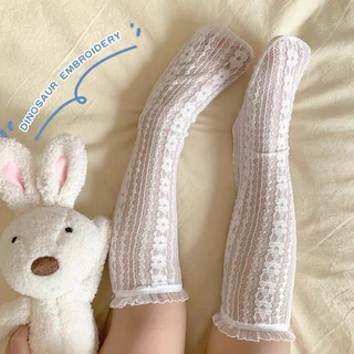 🧦พร้อมส่ง🥰ถุงเท้าลูกไม้เด็ก น่ารักมาก ลายเยอะ เซกซี่น่ารักๆ เกาหลีมาก