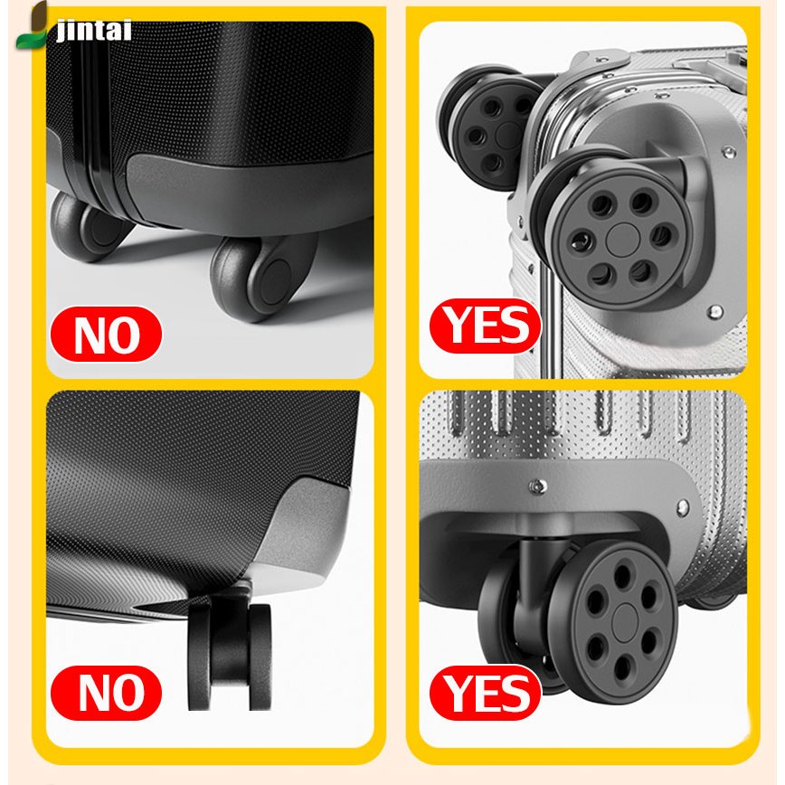 มีปลายทาง ซิลิโคนคลุมล้อ ปกป้องล้อกระเป๋าของคุณ ยางคลุมล้อกระเป๋า เก็บเสียงเงียบ ทำให้ล้อมีความสวยงามอีกด้วย หลากหลายสี - รูปที่ 3