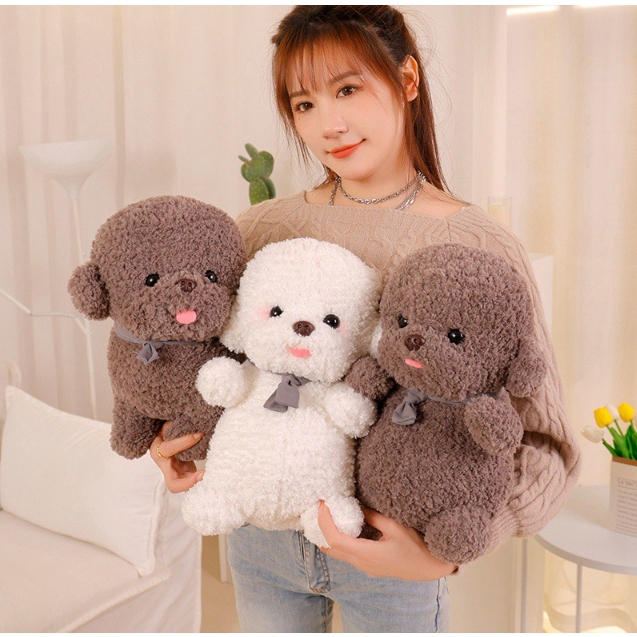 🔥พร้อมส่ง🔥ตุ๊กตาพุดเดิ้ลเบบี้ 2แบบ2สี ขนาด25ซม.