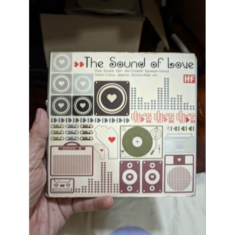cd music ซีดีเพลง The Sound of Love Groove Riders Yokee Playboy Sqweez Animal Flure Scrubb etc.