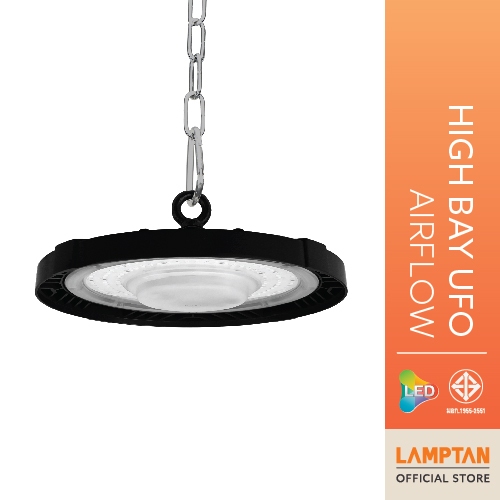 LAMPTAN โคม High Bay UFO รุ่น Airflow แสงขาว มีรูระบายความร้อน
