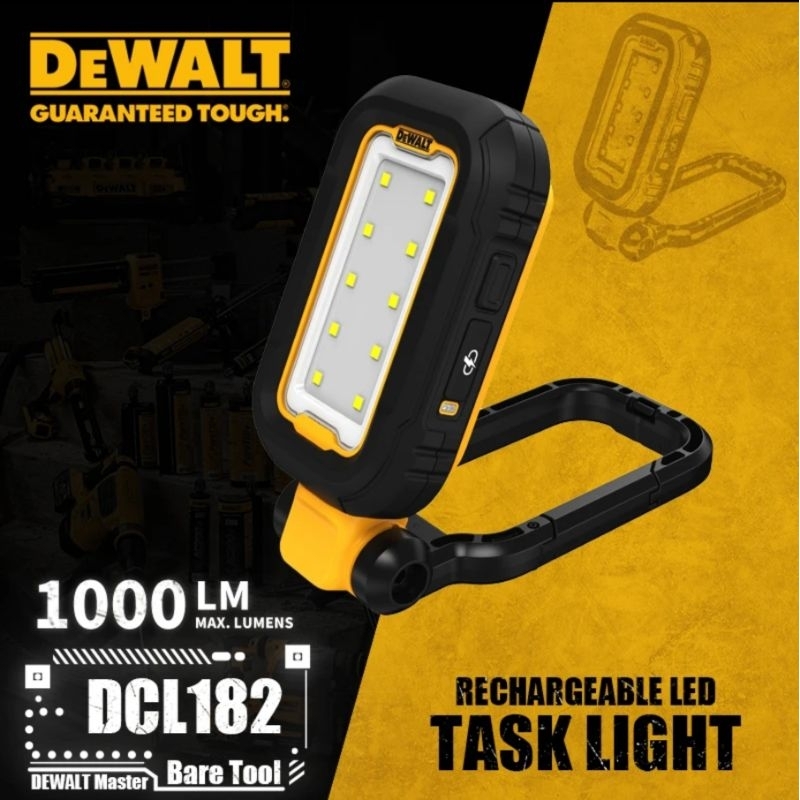 DEWALT รุ่น DCL182 ไฟ LED ส่องทำงานแบบพกพา DCL 182