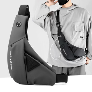 กระเป๋าสะพายไหล่ กระเป๋าคาดอก ผ้าออกซ์ฟอร์ด กันน้ํา อเนกประส…