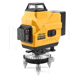 DELTON เครื่องวัดระดับเลเซอร์ 4 มิติ 16 แกน 360 องศา ลำแสงสีเขียว รุ่น 4D-16GN แบตเตอรี่ขนาดใหญ่ 2 ก้อน และอุปกรณ์ครบชุด