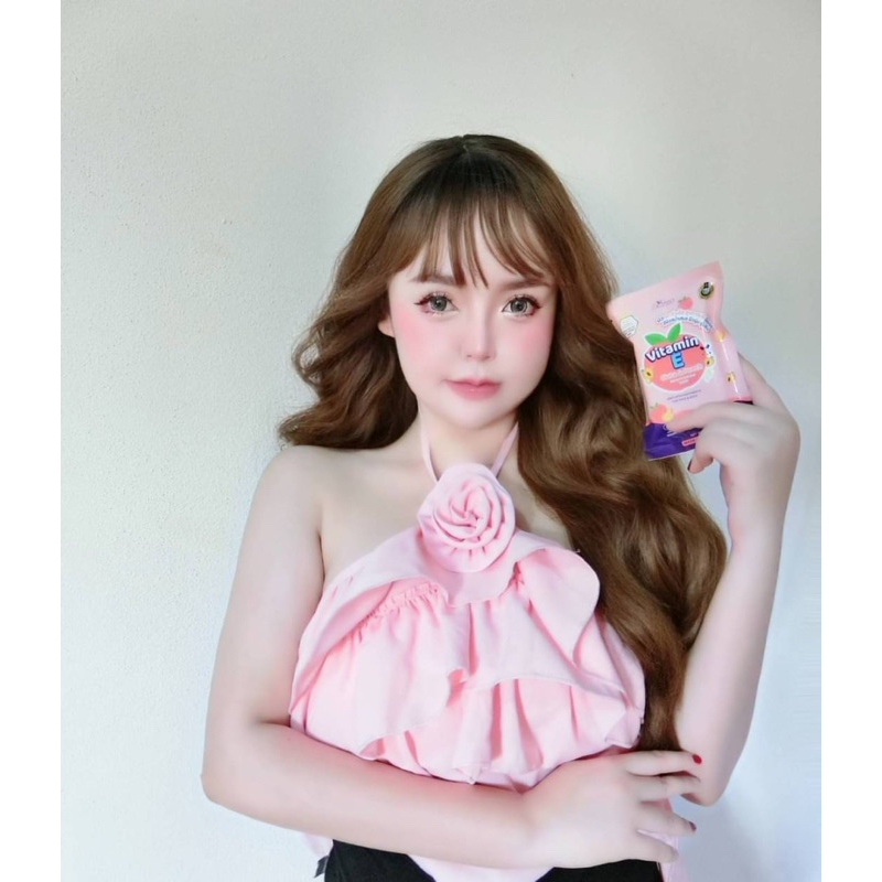 สบู่Vitamin E Gluta&Peach(ซองชมพู_น้ำเงิน80g)