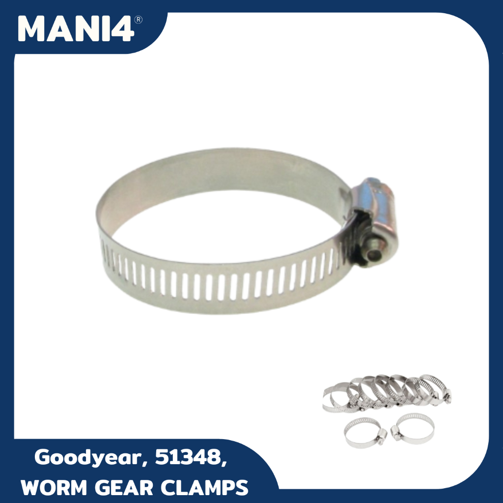 GOODYEAR, 51344, WORM GEAR CLAMPS แคลมป์
