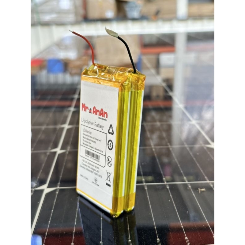 แบตเตอรี่ lithium polymer 3.7v 10A x 2 20A ไม่มีbms