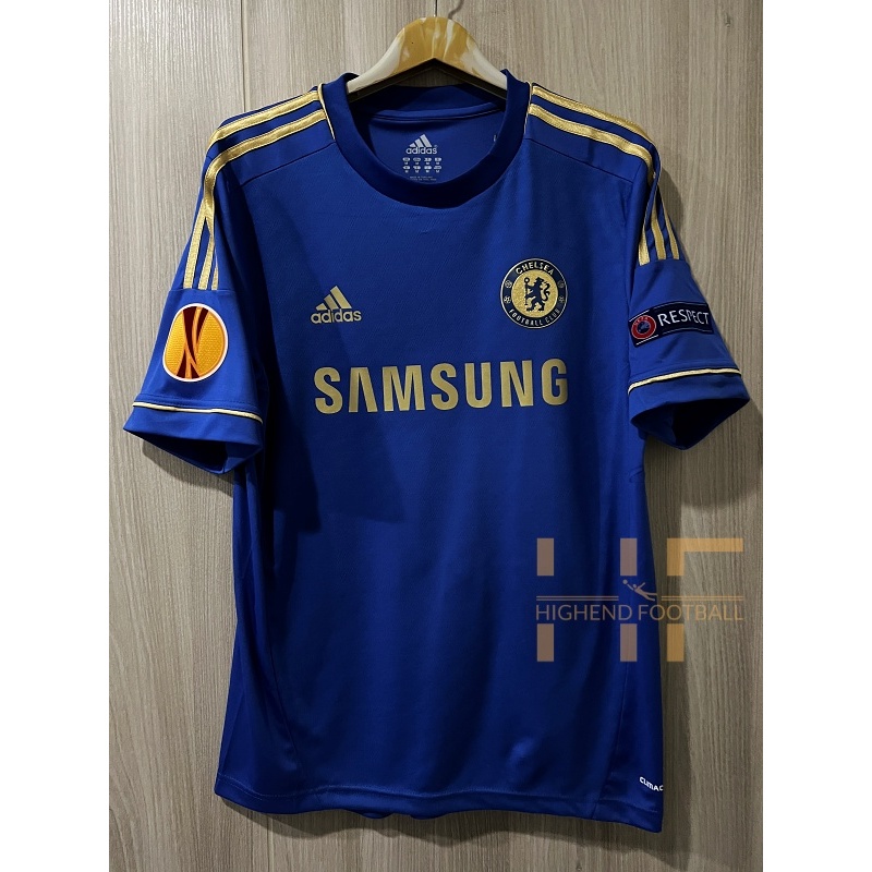 RETRO เสื้อบอลย้อนยุค เชลซี เหย้า 2012/13 ปีแชมป์ UEL อาซาร์ แลมพาร์ด ตอร์เรส