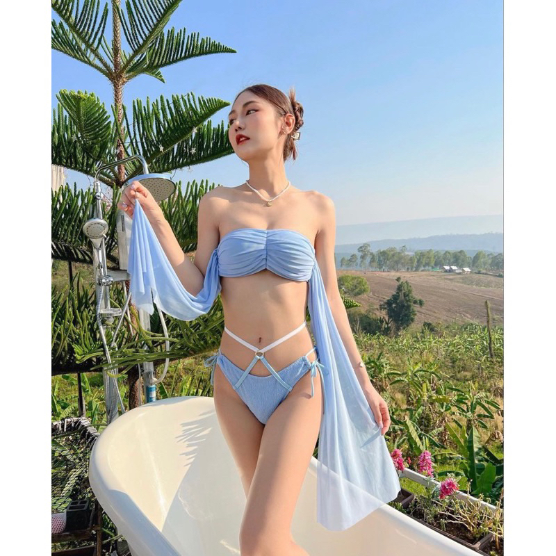 bikini vintage flamingo