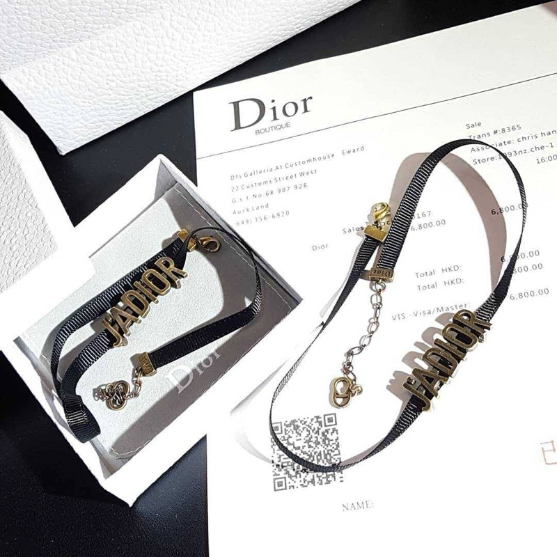 J'Adior collecting Dior choker 🔹โชกเกอร์คอ งานDior collectionใหม่ยอดฮิต งานเกรดแพง มีปั้มLOGO