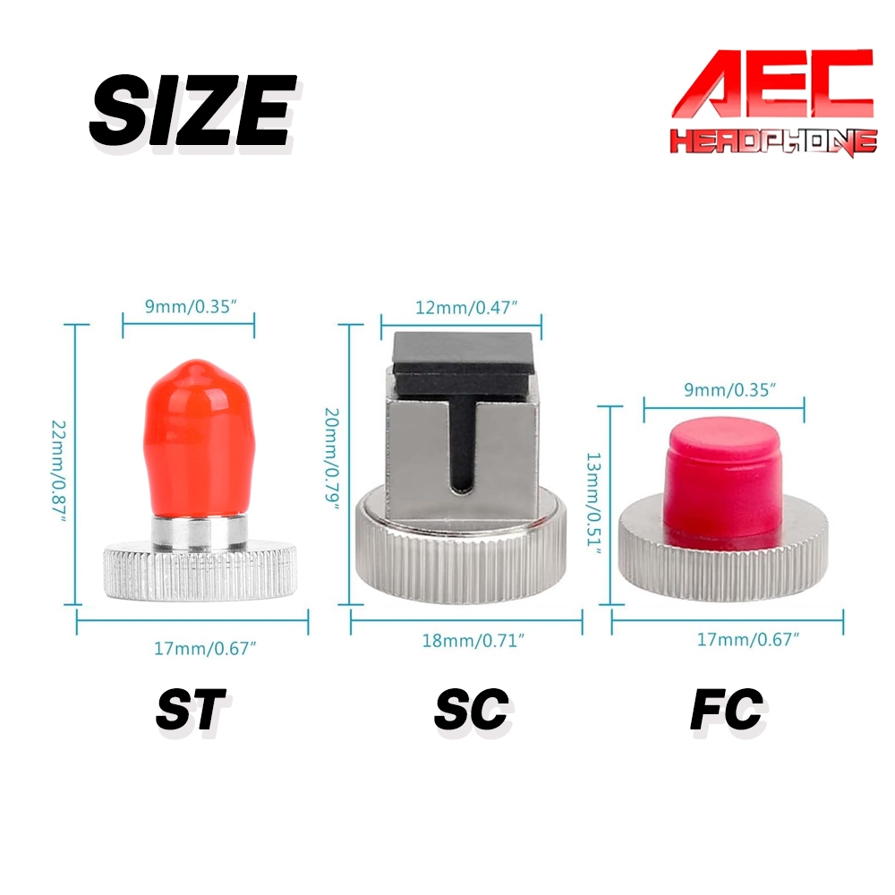 อะแดปเตอร์แปลง หัวเปลี่ยน New Optical Fiber  Connector Adapter SC / ST/ FC วัดค่าแสง