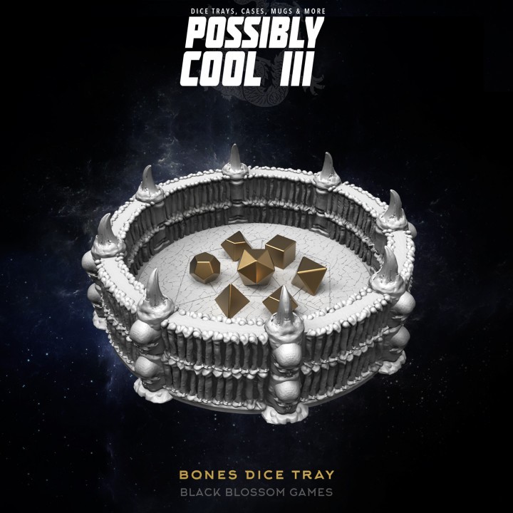 Bones Dice Tray:: Possibly Cool Dice Tower 3จัดส่งได้ใน1-3วัน